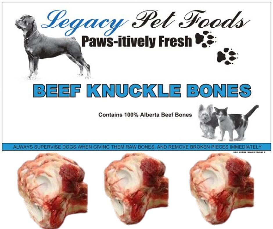 Beef Whole Knuckle Bones Legacy Pet Foods